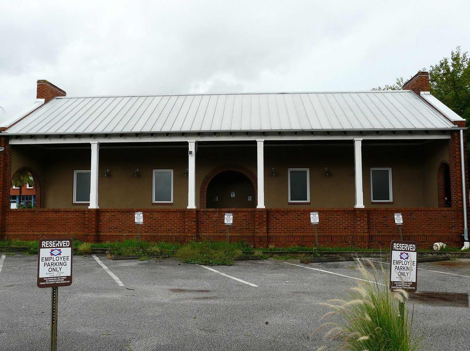 Public restrooms in downtown Apalachicola, Florida